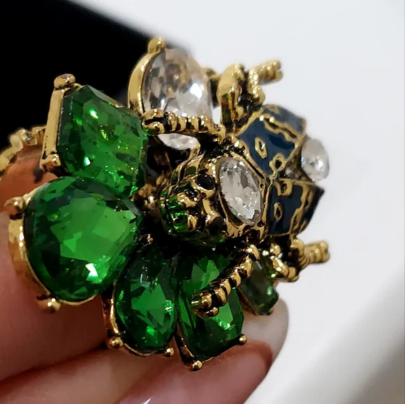 SJ Gold Ornate Ring - Picture 7 of 9